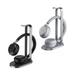 Yealink Headset with Wireless Charging Stand, USB-A Connection, Wireless Charging, MS Teams Certified