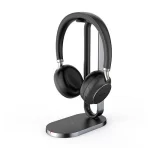 Yealink BH76 Headset, Black with Charging Stand, USB-A Connection, Teams Certified
