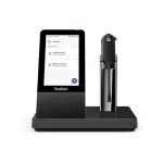Yealink WH67 DECT Wireless Convertible Headset With Touch Screen Base Station - Image 2