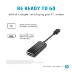 HP USB-C to HDMI 2.0 Adapter - Image 2