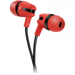 CANYON headphones SEP-4 Mic Flat 1.2m Red