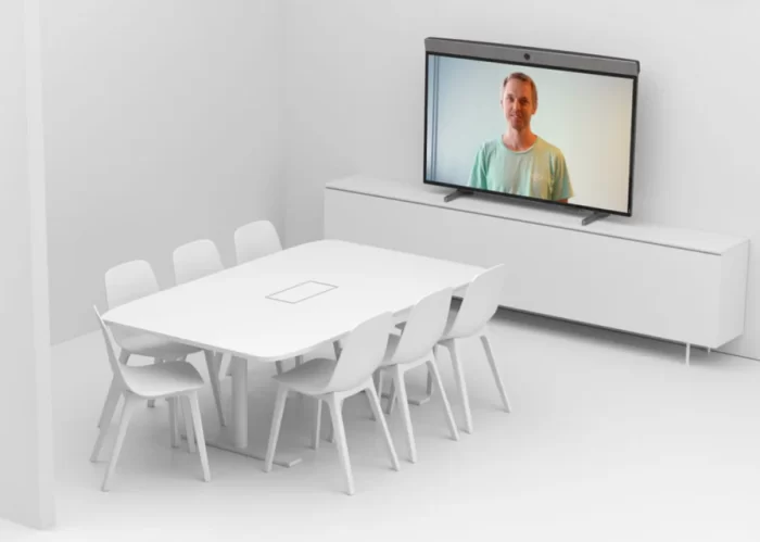 Neat Board - 65" Collaboration & Touch Screen Device. Includes 65" Display with Integrated Camera & Microphones, and table stand. - Image 3