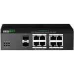 DuxNet 10-Port Gigabit Layer 2 Managed Industrial PoE Switch