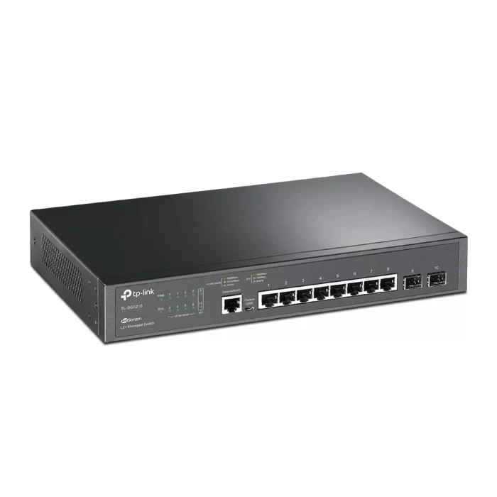 TP-Link TL-SG3210 JetStream 8-port Gigabit L2+ Managed Switch with 2-port SFP - Image 2