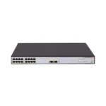 H3C S1600V2-18P-HPWR L2 Ethernet Switch with 16x 10/100/1000 BASE-T PoE+ Ports and 2x 1G SFP Ports, 240W PoE+ Capacity, AC PSU