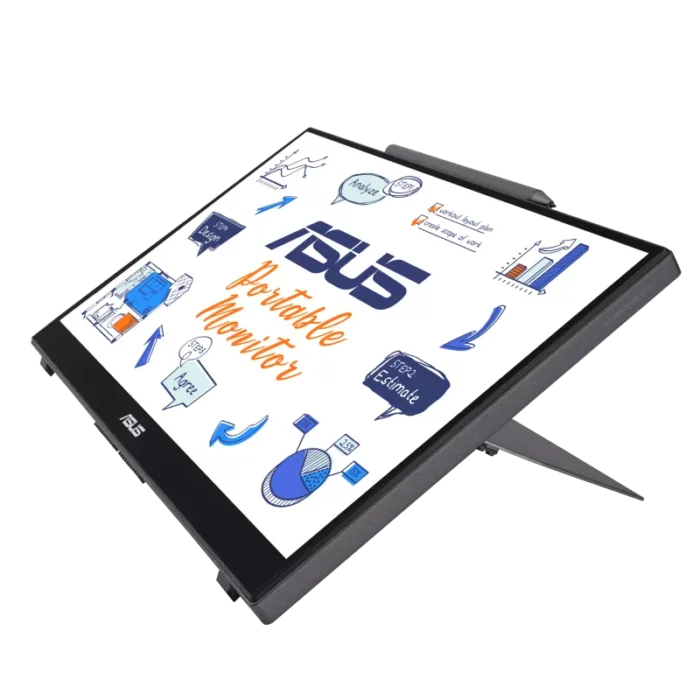 ASUS ZenScreen Ink MB14AHD 14" FHD IPS Portable Touch Monitor – 10-Point Touch, Stylus Pen, USB-C, Micro HDMI - Image 2